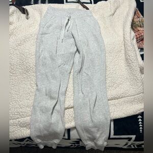 Grey Lululemon grey joggers. Worn once! Size 2
